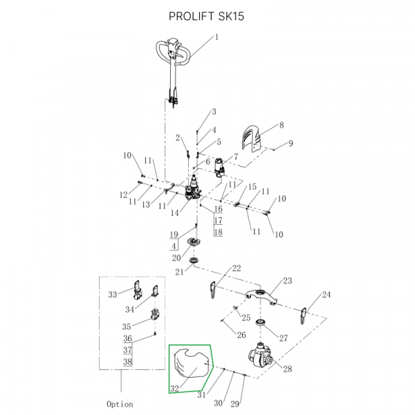 Кожух колеса для тележек SK15 HV Market