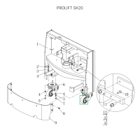 Опорное колесо для тележек SK20 HV Market