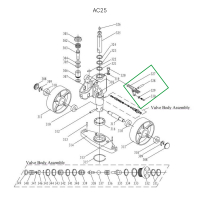 Коромысло спуска для гидравлических тележек DF25 HV Market