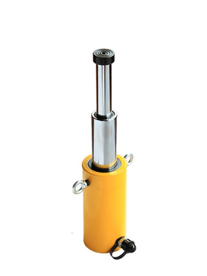 Домкрат гидравлический телескопический TOR HHYG-10270D (ДТ10Г270) 10 т (2 уровня) HV Market