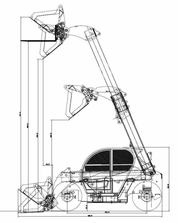 Телескопический погрузчик MTK MT-X 625