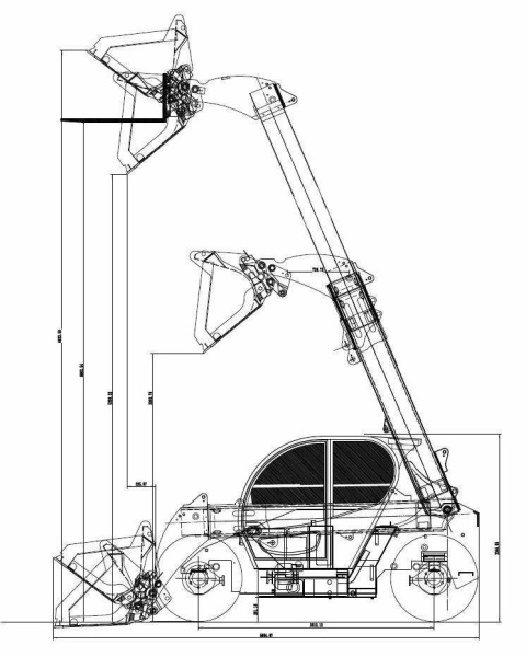 Телескопический погрузчик MTK MT-X 625