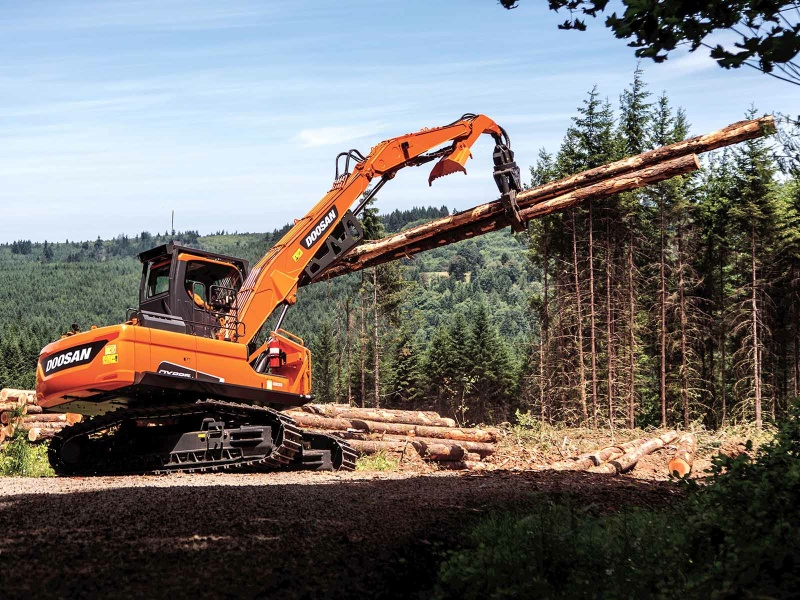 Перегружатель леса Develon DX225LL