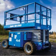 Ножничный подъемник GENIE GЕNIE GS-3369 DC, грузоподъемность 454 кг