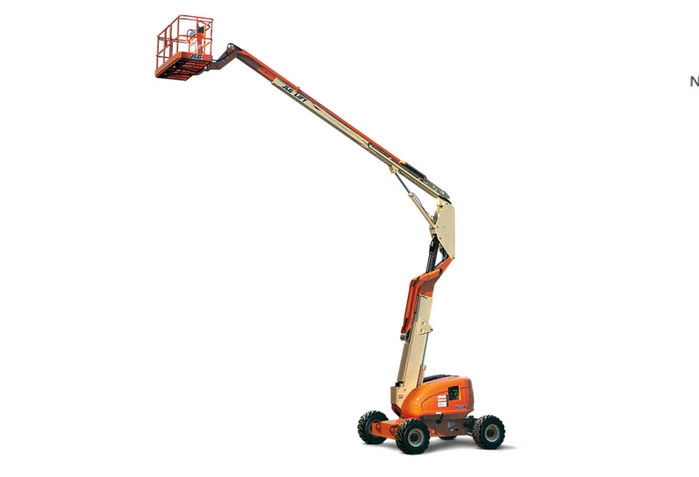 Самоходный коленчатый подъемник JLG 600A, грузоподъемность 230 кг, рабочая высота 20.42 м, тип питания Дизель