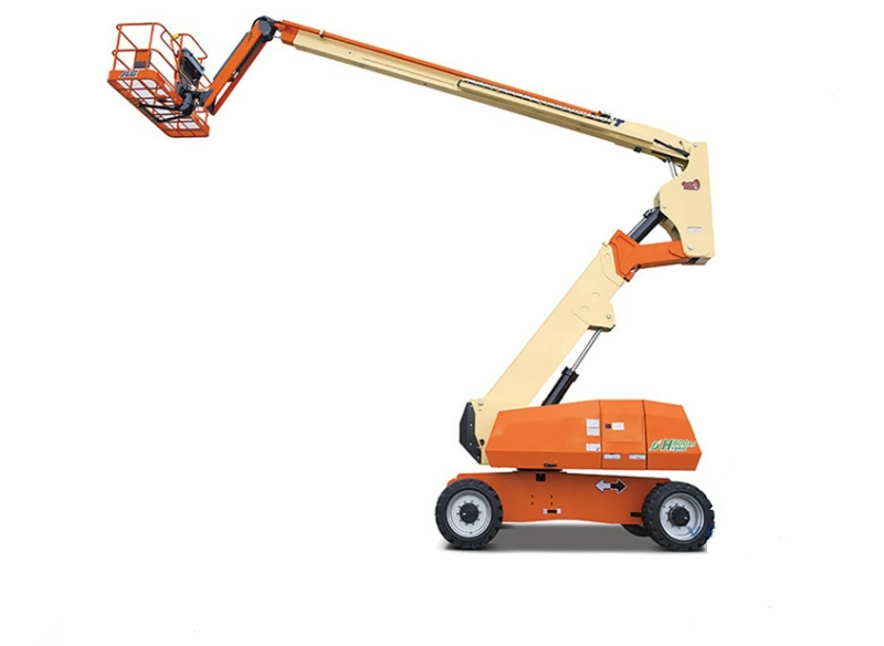 Самоходный коленчатый подъемник JLG H800AJ, грузоподъемность 230 кг, рабочая высота 26.38 м, тип питания Электрический