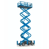 Самоходный подъемник ножничного типа GENIE GЕNIE GS-4390RT, грузоподъемность 680 кг, рабочая высота 15 м, тип питания Дизель