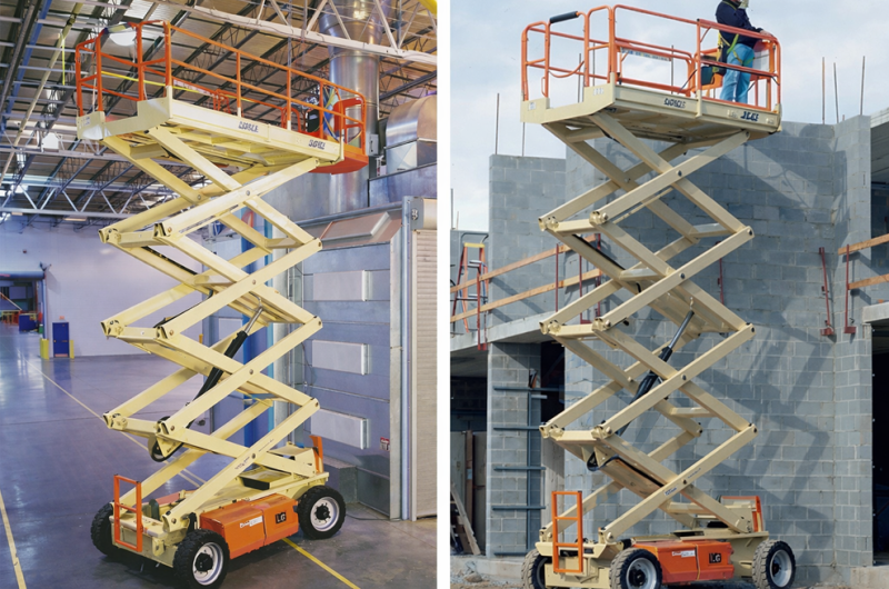 Подъемник ножничный JLG 4069LE, рабочая высота 14.19 м