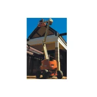 Самоходный коленчатый подъемник JLG E400AJPN, грузоподъемность 230 кг, рабочая высота 14.19 м, тип питания электрический, АКБ