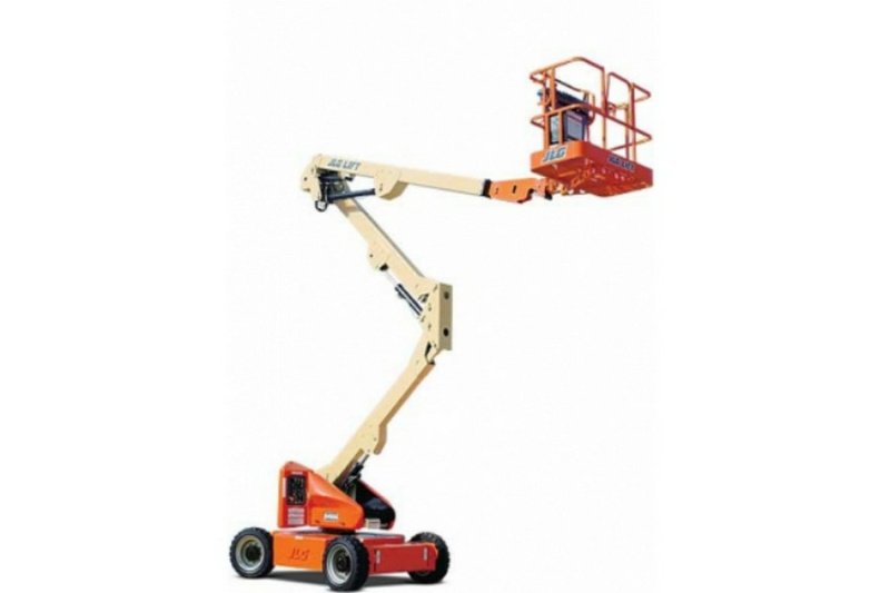 Самоходный коленчатый подъемник JLG H340 AJ, грузоподъемность 230 кг, рабочая высота 12.29 м, тип питания Электрический