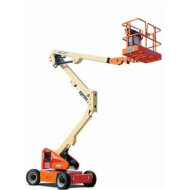 Самоходный коленчатый подъемник JLG H340 AJ, грузоподъемность 230 кг, рабочая высота 12.29 м, тип питания Электрический