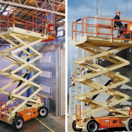 Подъемник ножничный JLG 3369LE, рабочая высота 12.06 м