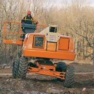 Телескопический подъемник JLG 400S, грузоподъемность 450 кг