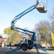 Прицепной подъемник коленчатого типа GENIE GЕNIE TZ-34/20, грузоподъемность 227 кг, тип питания Электрический, размер платформы 0.68×1.12 м