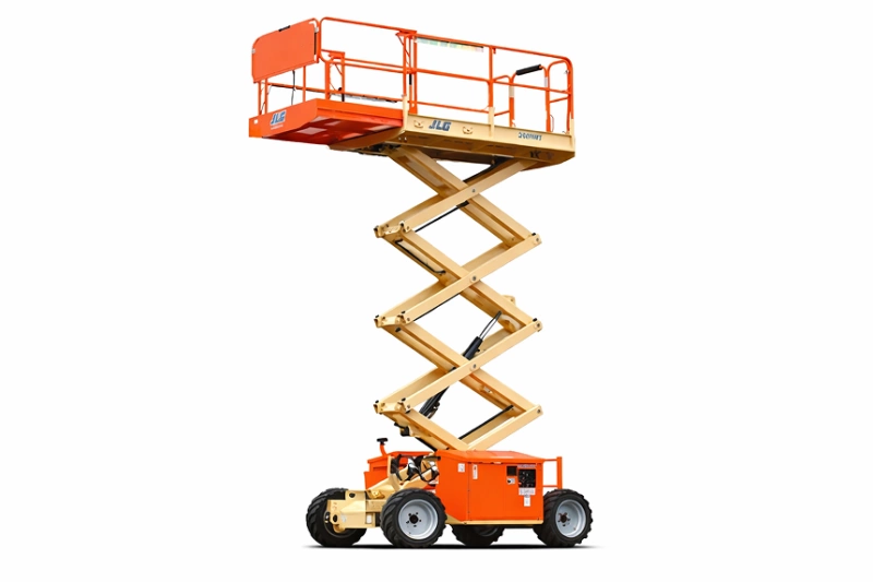 Ножничный самоходный подъемник JLG 260MRT, рабочая высота 9.92 м