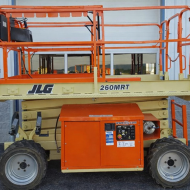 Ножничный самоходный подъемник JLG 260MRT, рабочая высота 9.92 м