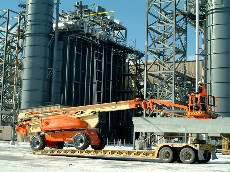 Самоходный коленчатый подъемник JLG 1250AJP, грузоподъемность 450 кг, рабочая высота 40.3 м, тип питания Дизель