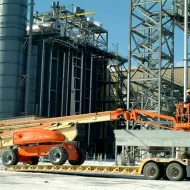 Самоходный коленчатый подъемник JLG 1250AJP, грузоподъемность 450 кг, рабочая высота 40.3 м, тип питания Дизель
