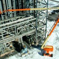 Самоходный коленчатый подъемник JLG 1250AJP, грузоподъемность 450 кг, рабочая высота 40.3 м, тип питания Дизель