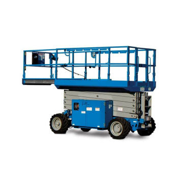 Подъемник ножничный GENIE GS-3268 RT, грузоподъемность 454 кг, рабочая высота 11.58 м, тип питания Дизель