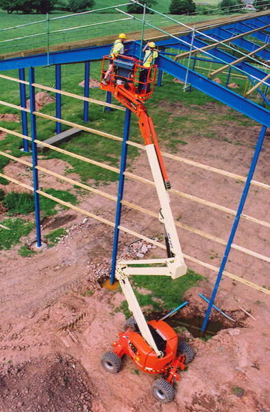 Самоходный коленчатый подъемник JLG 510AJ, грузоподъемность 230 кг, рабочая высота 17.81 м, тип питания дизель (LRC)