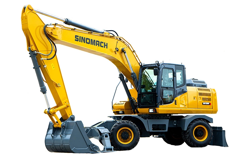 Колесный экскаватор SINOMACH GHT215W, эксплуатационная масса 21020 кг