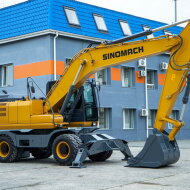 Колесный экскаватор SINOMACH GHT215W, эксплуатационная масса 21020 кг