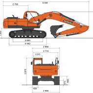 Гусеничный экскаватор DEVELON DX220LC-7M HV Market