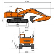 Гусеничный экскаватор DEVELON DX320LC-7M HV Market