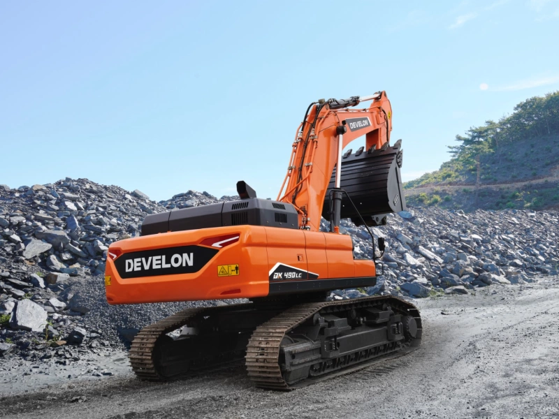 Гусеничный экскаватор DEVELON DX490LC-7M, мощность двигателя 393 л.с.