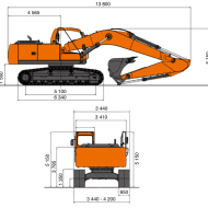 Гусеничный экскаватор DEVELON DX1000LC-7 HV Market