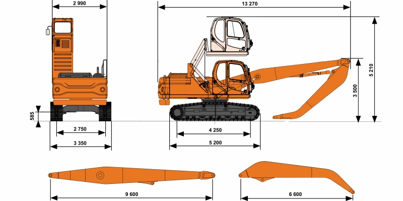 Перегружатель DEVELON DX450MH