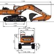 Гусеничный экскаватор DEVELON DX530LC-7B HV Market