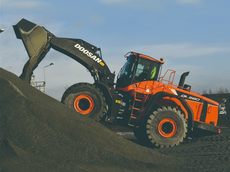 Фронтальный погрузчик DEVELON DL580