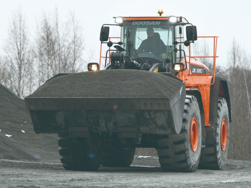 Фронтальный погрузчик DEVELON DL580