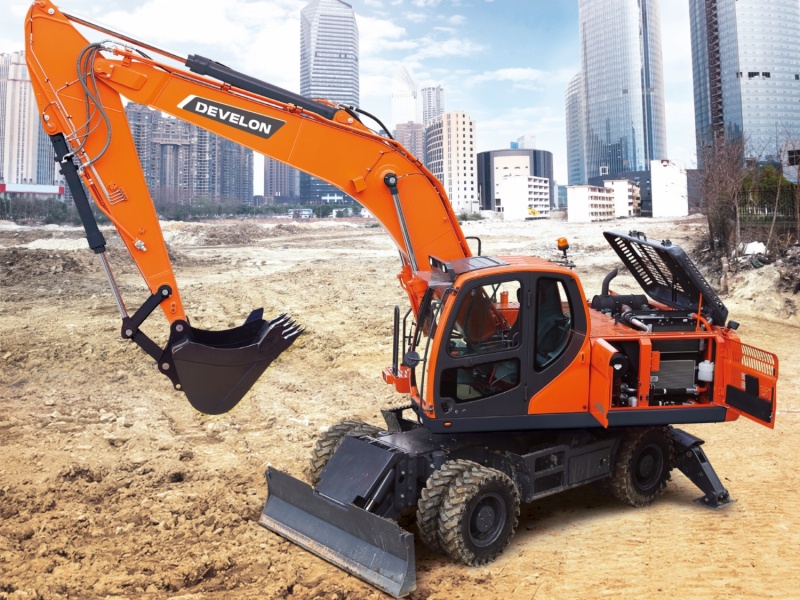 Колесный экскаватор DEVELON DX210-7B