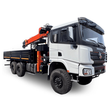 Грузовики Borus Автомобиль бортовой с КМУ на шасси Shacman 6x6 - 1221