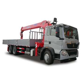 Бортовой грузовик HOWO TX 6x4 с КМУ