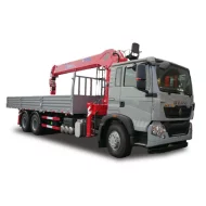 Бортовой грузовик HOWO TX 6x4 с КМУ