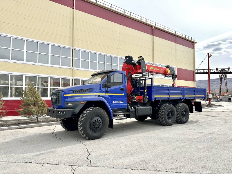 Грузовики Borus Автомобиль бортовой с КМУ ИТ-150 на шасси УРАЛ Next - 4621