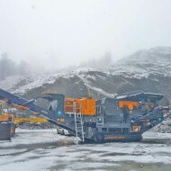 Мобильная щековая дробилка TESAB 800i