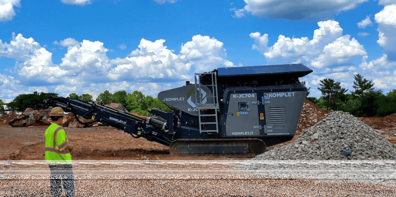 Мобильная щековая дробилка KOMPLET K-JC 704