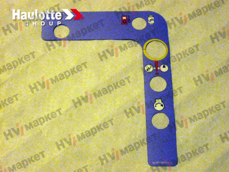 307P219450 - Наклейка на верхний пульт управления