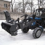 Для тракторов Снегоочиститель шнекороторный (снегоротор) на КУН МТЗ 82.1