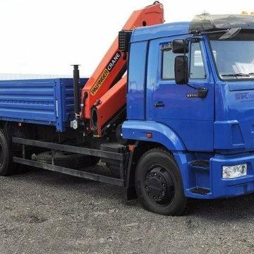 Кран-манипулятор КМУ Palfinger серии 15500 на шасси КамАЗ 65117