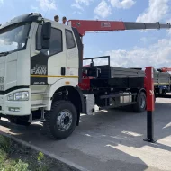 Краны-манипуляторы Horyong КМУ HRS216 на шасси FAW CA3250, борт 6500 мм