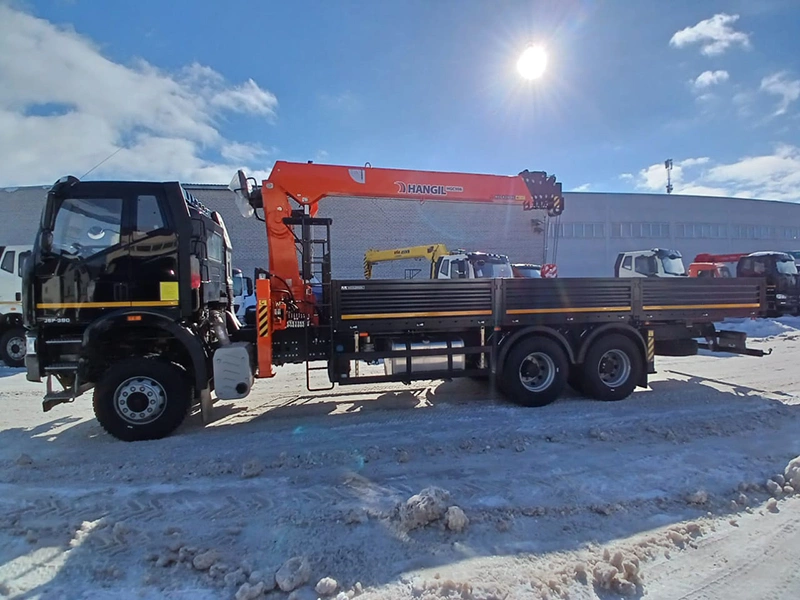 Кран-манипулятор Hangil HGC 986 8 тонн на шасси FAW CA3250