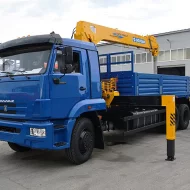 Кран-манипулятор Soosan SCS736L2 на шасси КамАЗ 65117