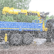 Кран-манипулятор Soosan SCS 866 LS Top с буром на шасси КамАЗ 43118-50
