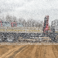 Кран-манипулятор SUNHUNK K168 на шасси HOWO ZZ5257 6×4, борт 6800 мм